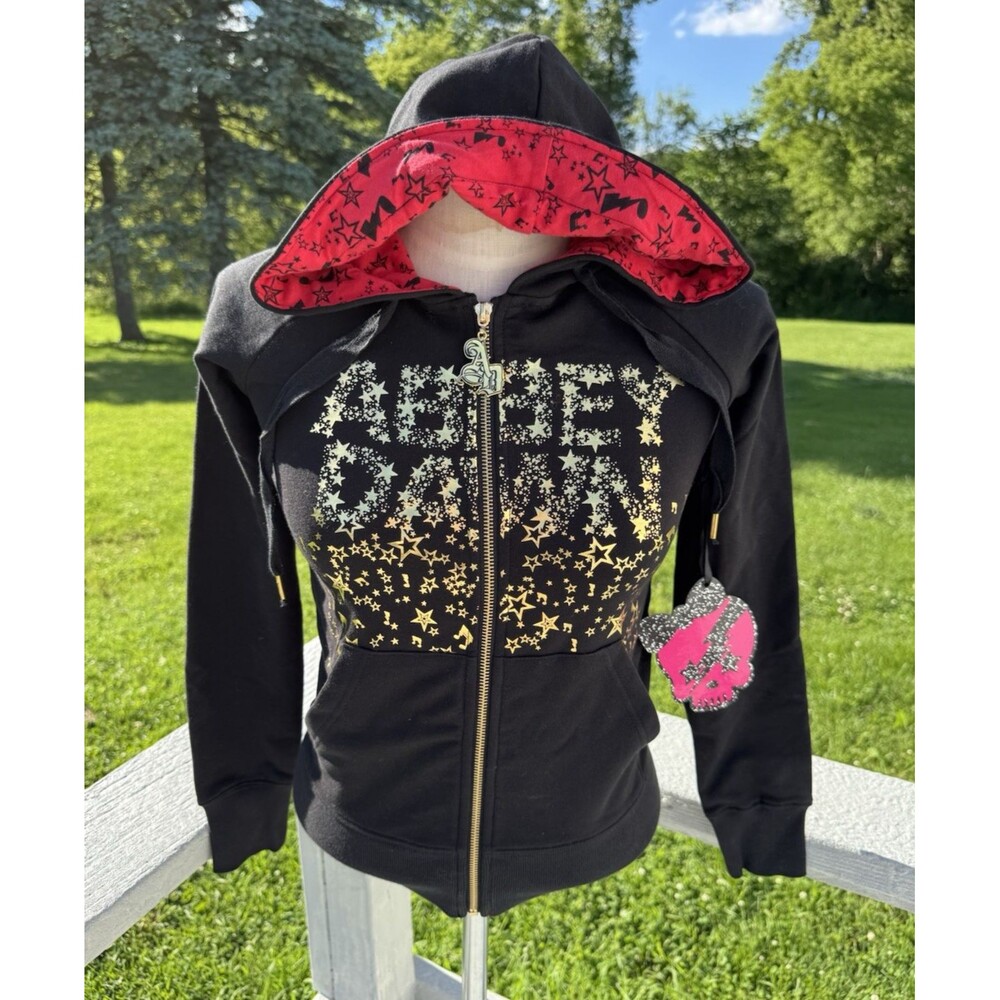 RARE NWT Abbey Dawn Stargaze Full Zip Hoodie Avril Lavigne Y2K Scene Grunge S